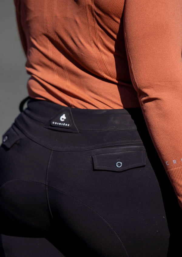 Brianne Everyday Riding Breeches in Black Riding Breeches CriniereLife 