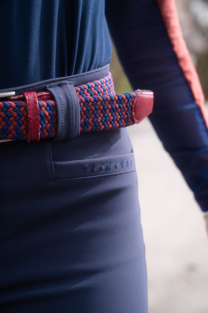 Brianne Riding Breeches in Steel Blue Riding Breeches CriniereLife