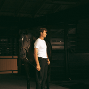 Chadai Men Riding Breeches in Black Riding Breeches C R I N I Ē R E