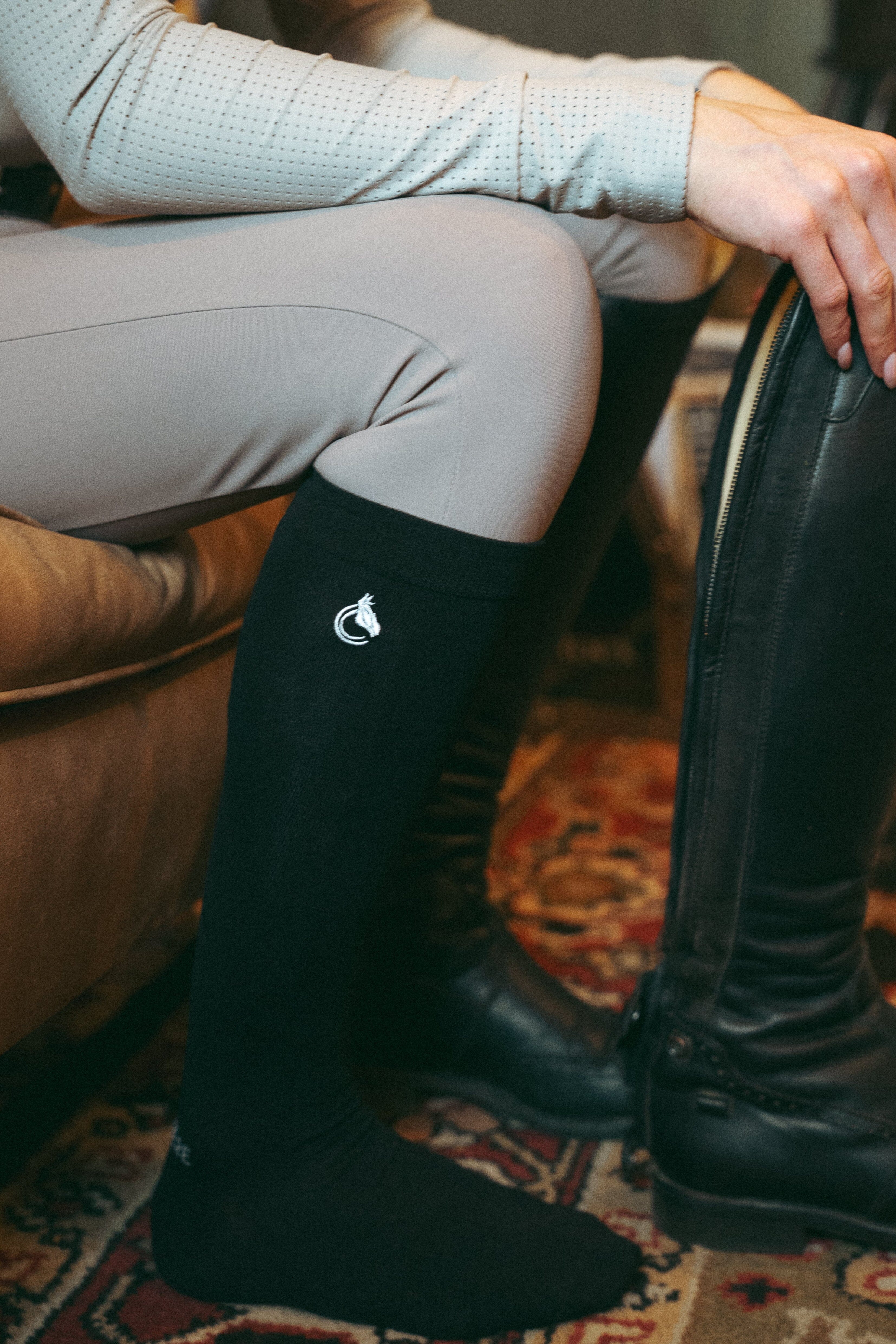 Criniere Equestrian Socks Accessories C R I N I Ē R E