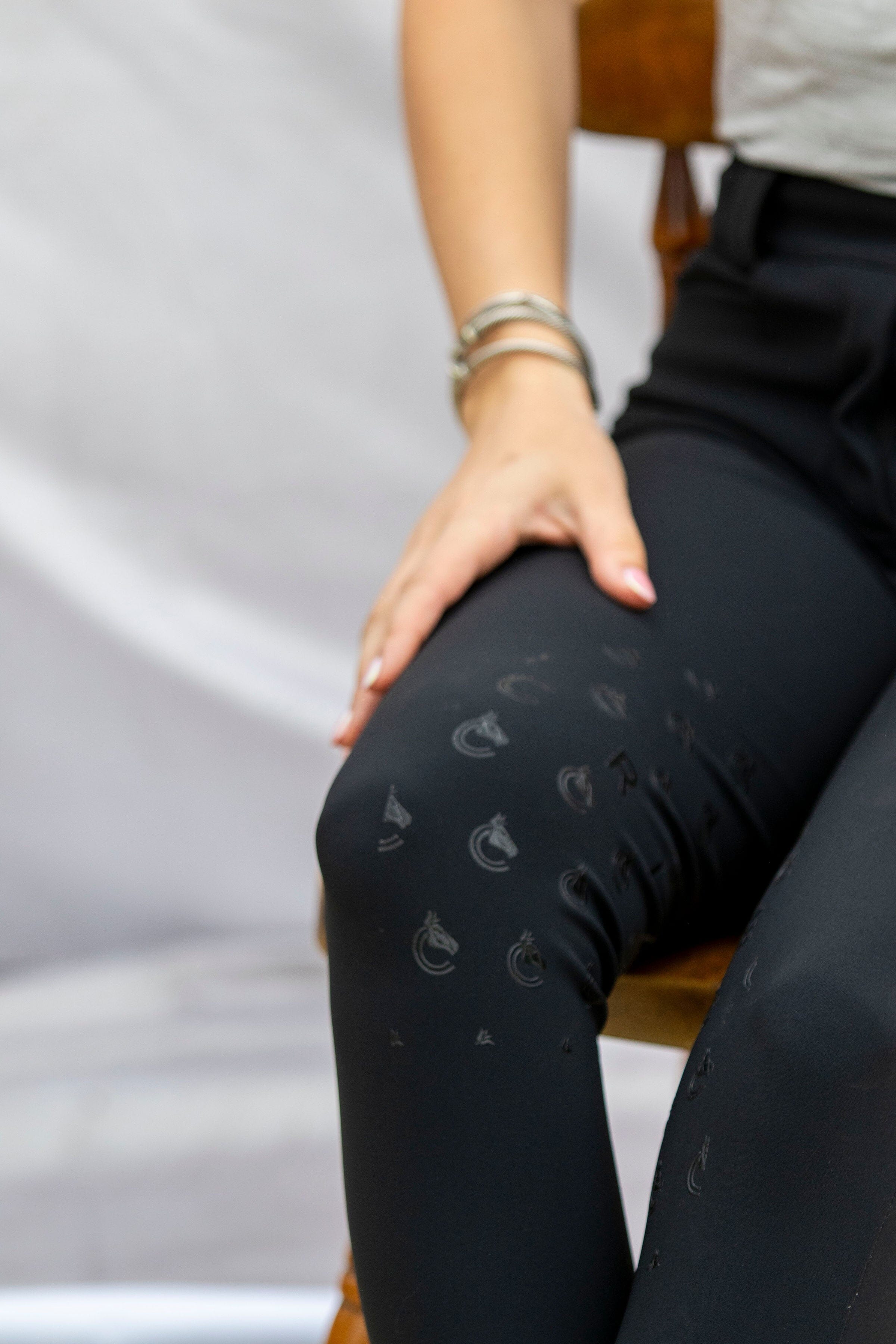 Juliette High Compression Breeches in Black - Premium Riding Breeches C R I N I Ē R E