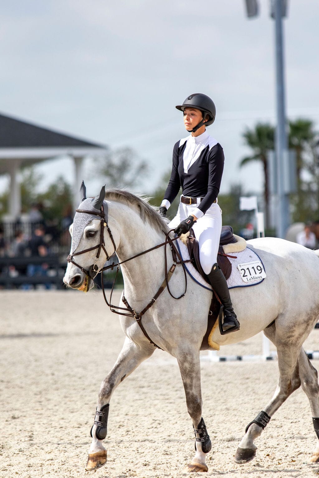 Juliette Show Breeches in White Riding Breeches CriniereLife 