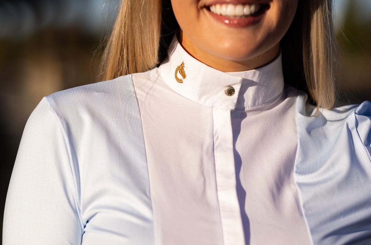 Monique Breezy Blue Stripe Show Shirts C R I N I Ē R E