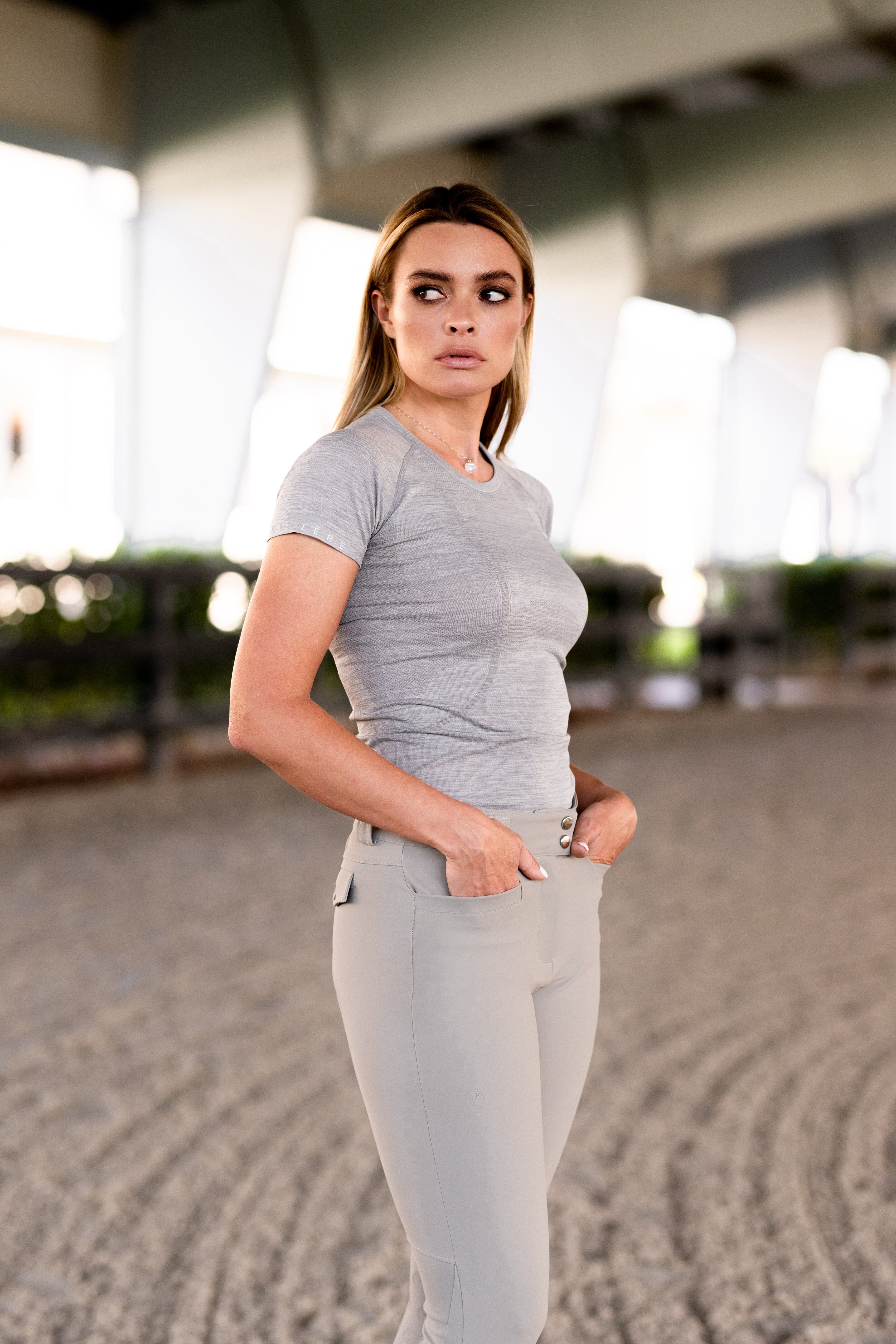 Short Sleeves Seamless Top Schooling Shirts C R I N I Ē R E