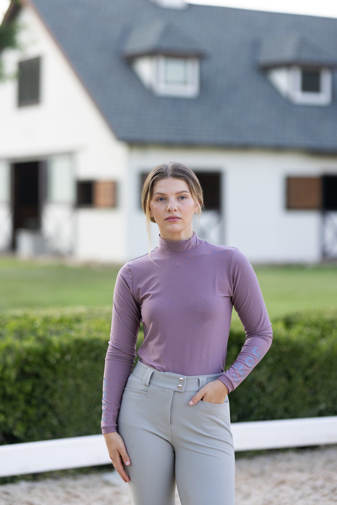 Taupe Bianca Schooling Shirts CriniereLife