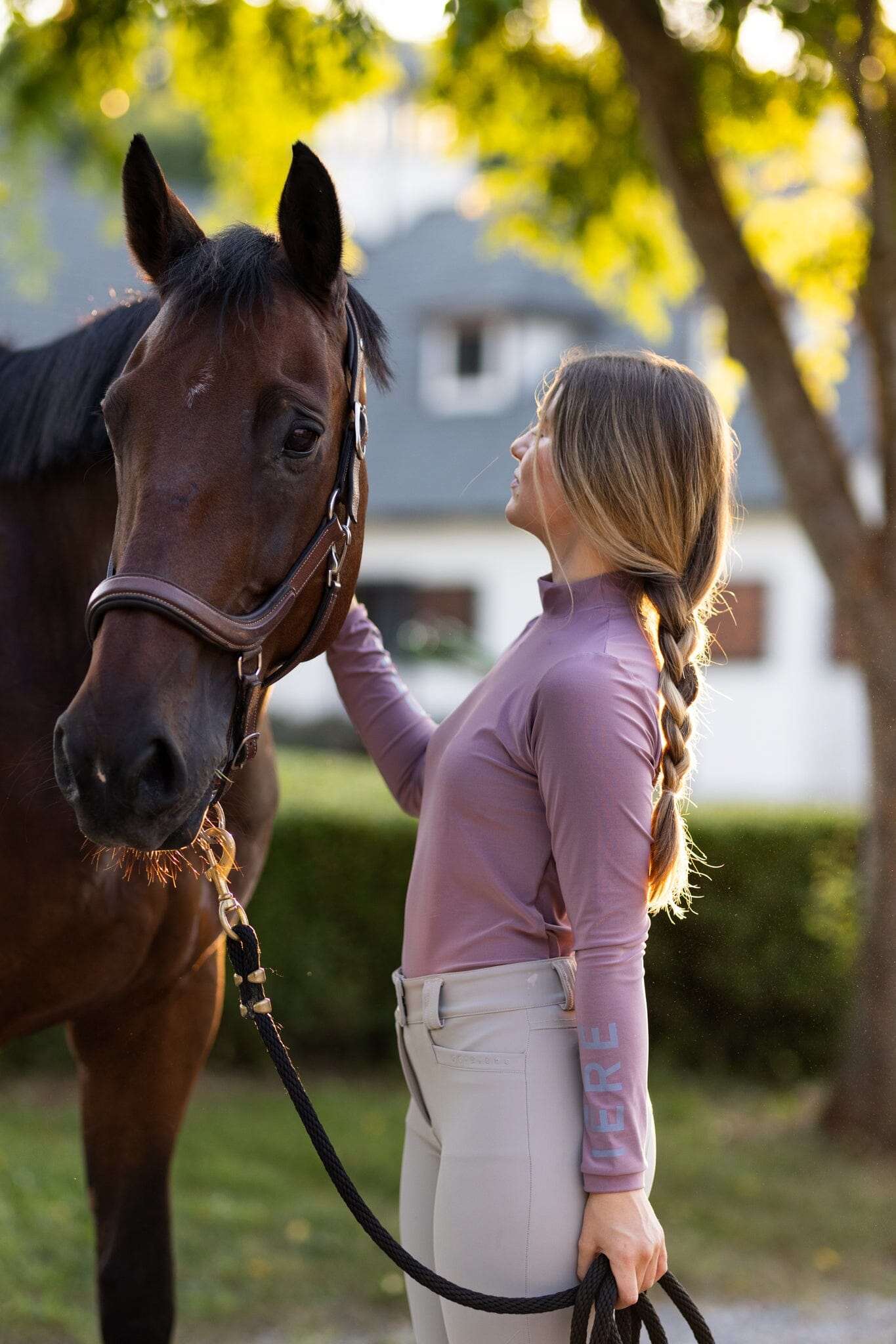 Taupe Bianca Schooling Shirts CriniereLife