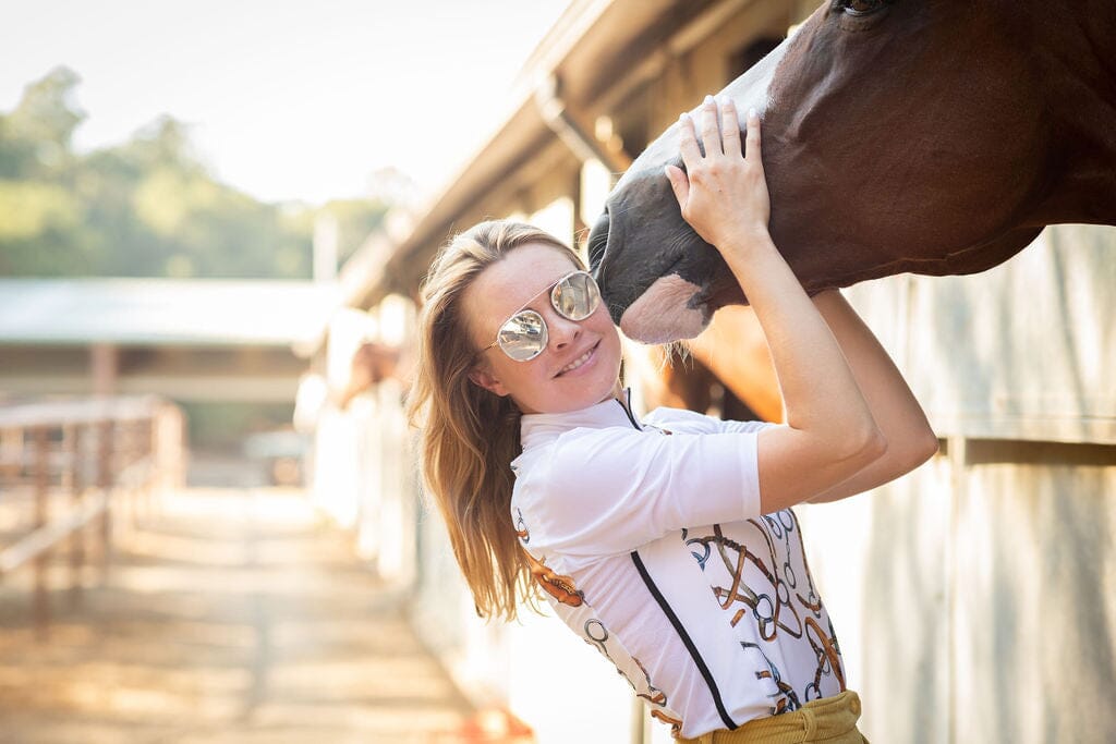 The Alex Sun Schooling Shirts C R I N I Ē R E very-equestrian XS Female