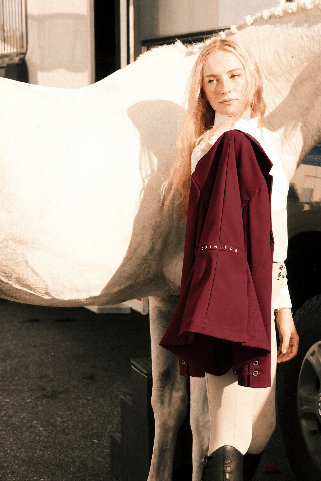 Alexandra Show Coat | Merlot Show Coat CriniereLife 