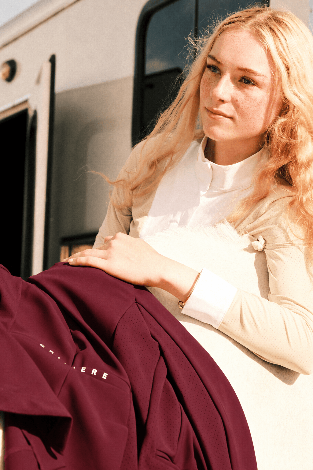Alexandra Show Coat | Merlot Show Coat CriniereLife 
