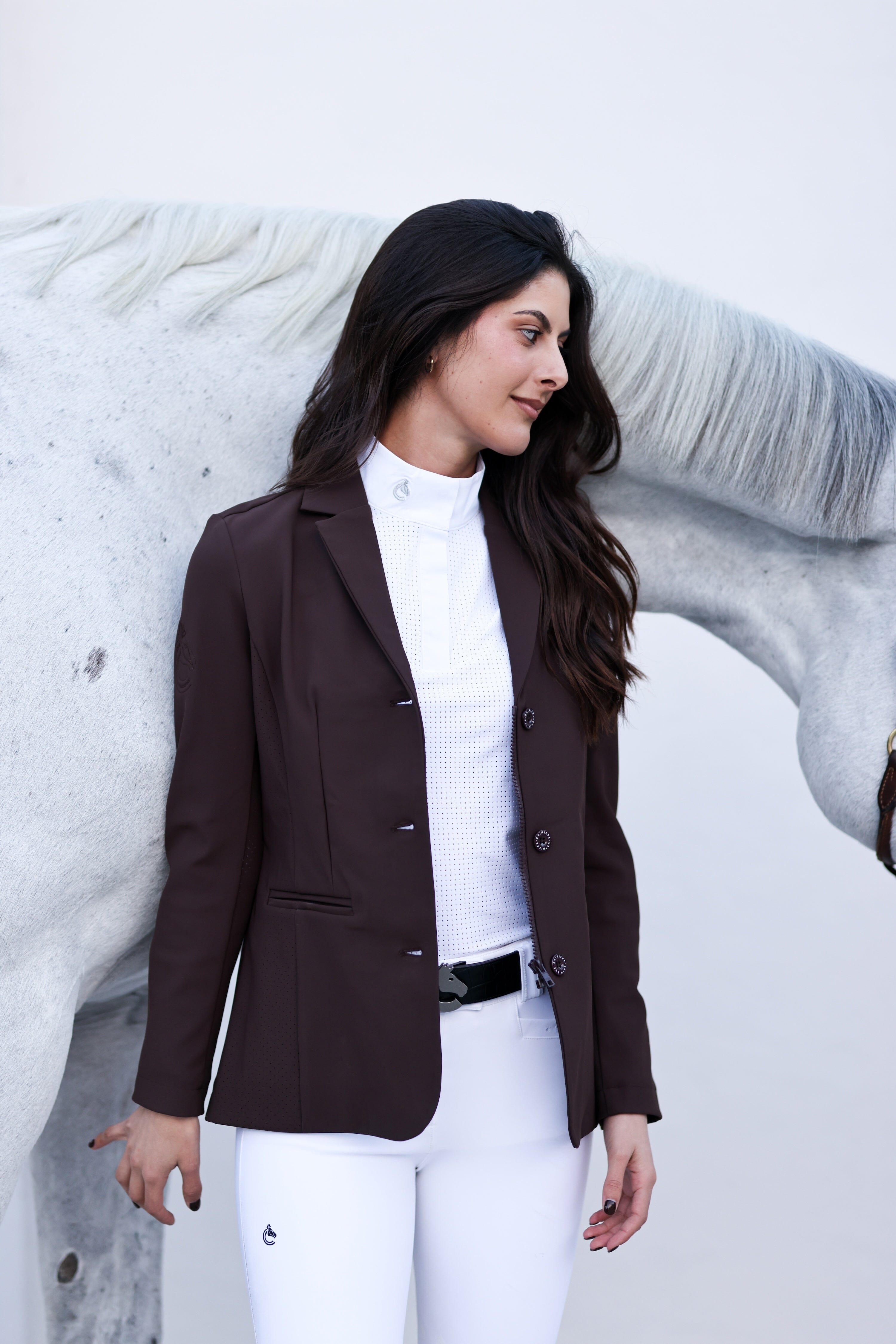 Alexandra Show Coat | Mocha Show Coat CriniereLife 