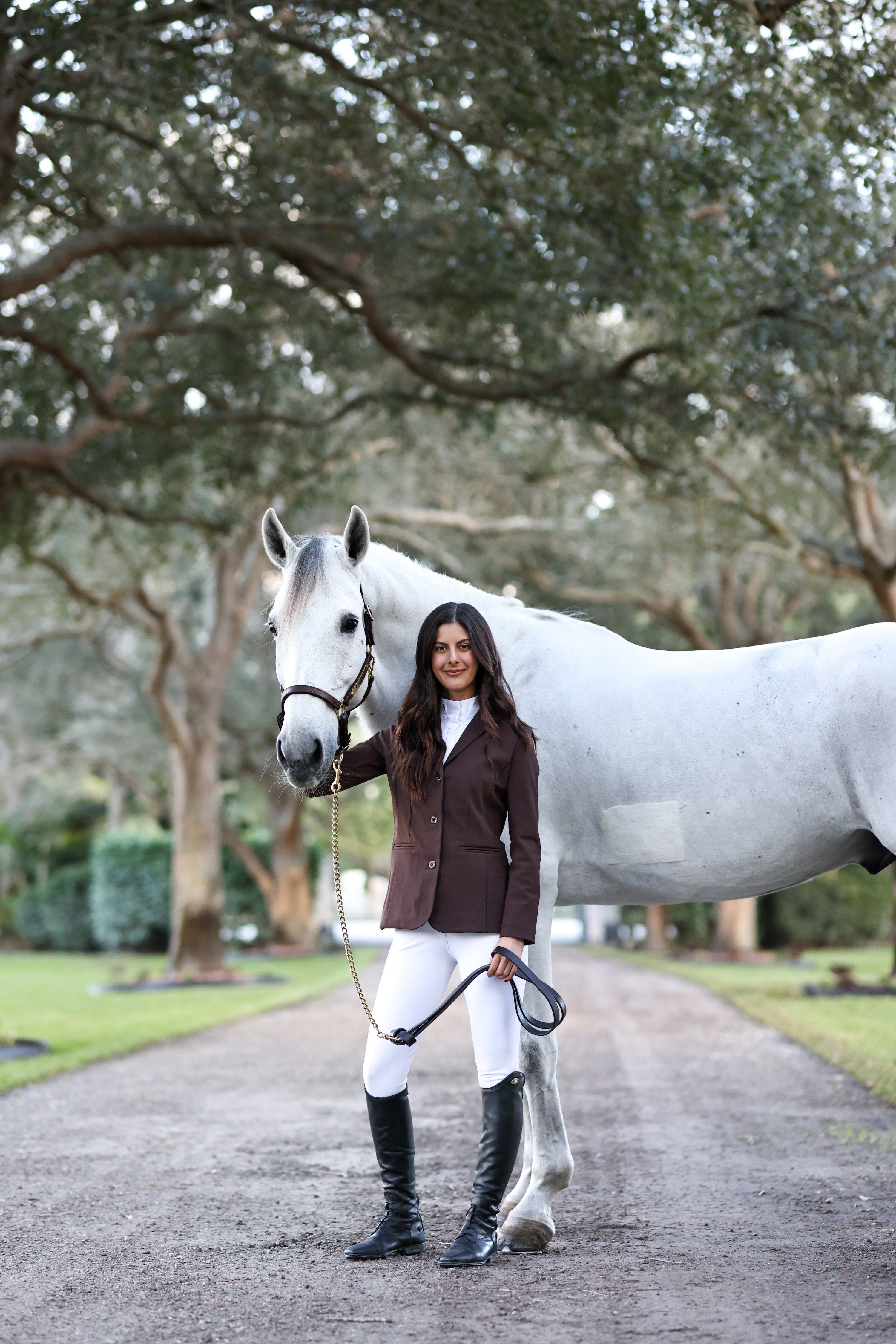 Alexandra Show Coat | Mocha Show Coat CriniereLife 