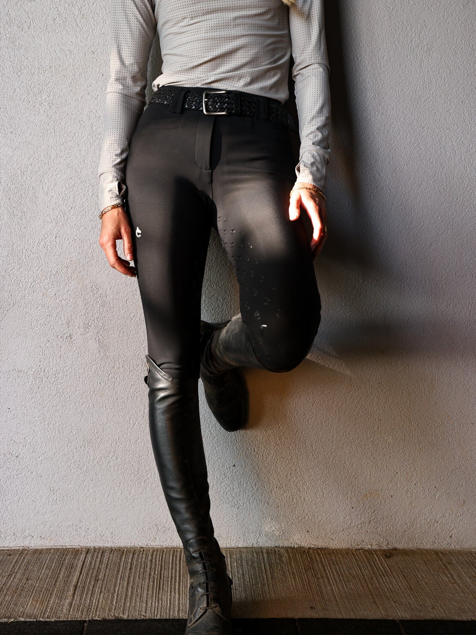 Alice Full Seat Lightweight Breeches | Black Riding Breeches C R I N I Ē R E 