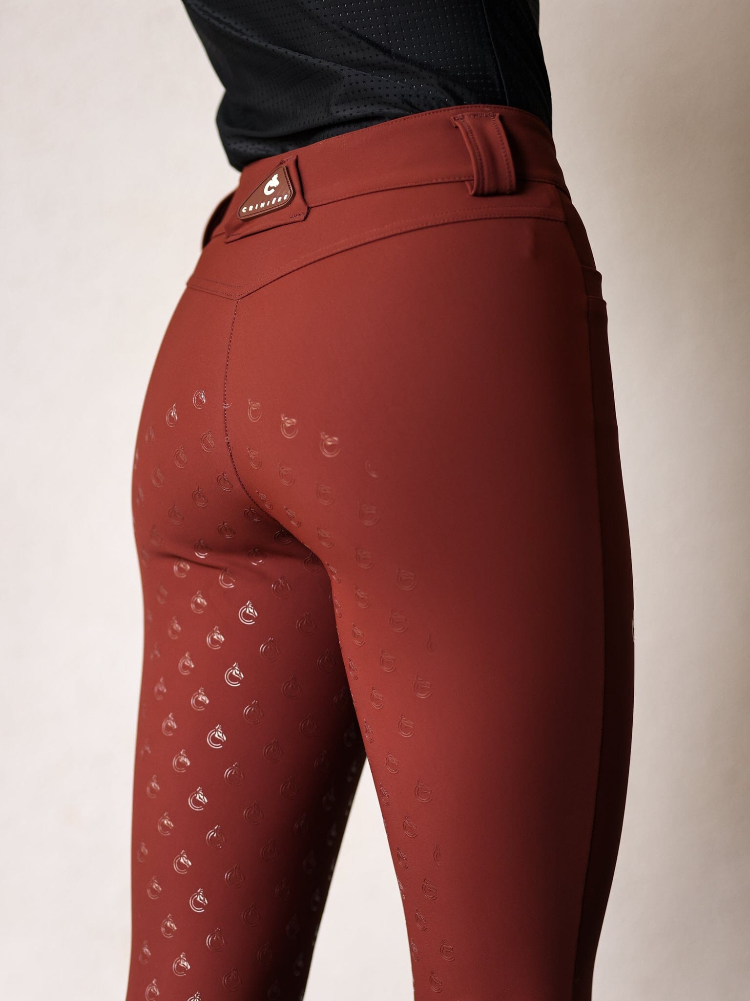 Alice Full Seat Lightweight Breeches | Burgundy Riding Breeches CriniereLife 
