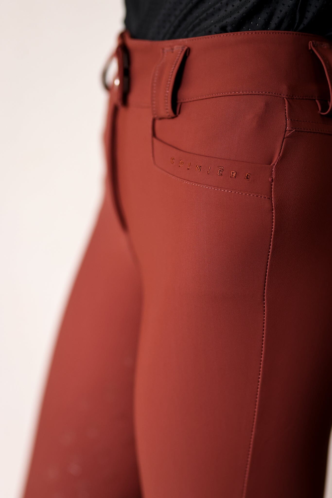 Alice Full Seat Lightweight Breeches | Burgundy Riding Breeches CriniereLife 