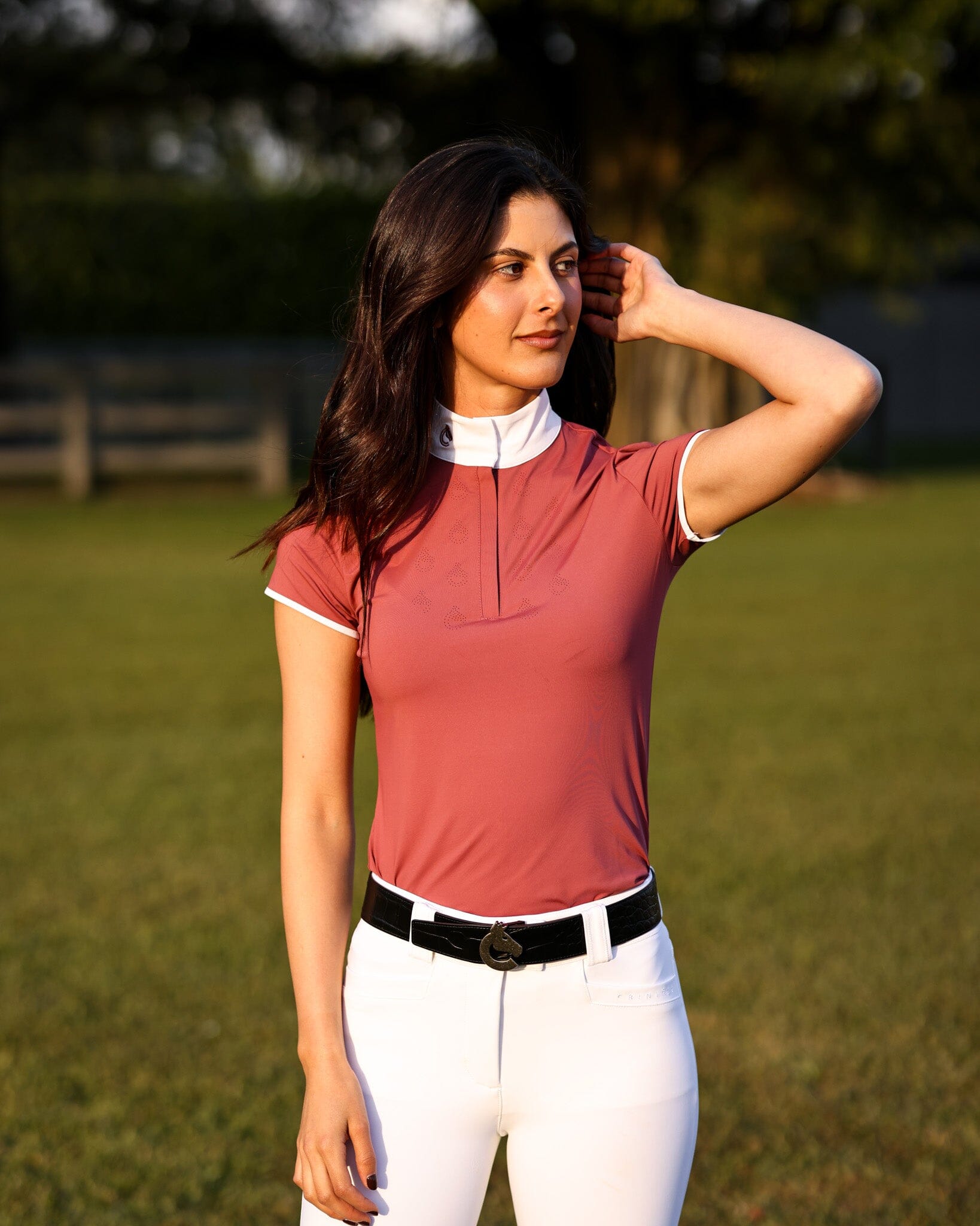 Bella Short Sleeve Show Shirt | Cherry Blossom CriniereLife 
