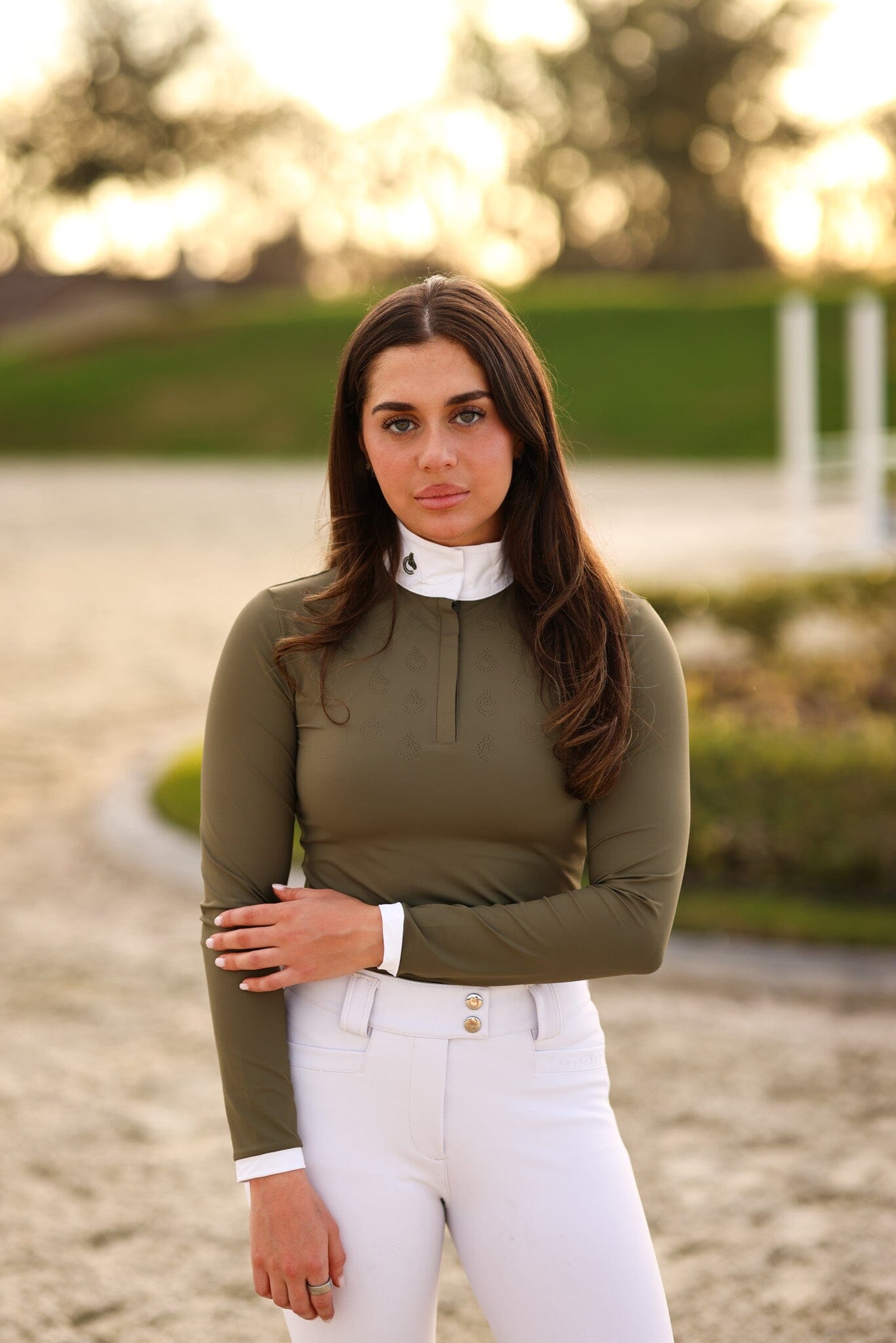 Bella Show Shirt | Forest Green Show Shirts C R I N I Ē R E 