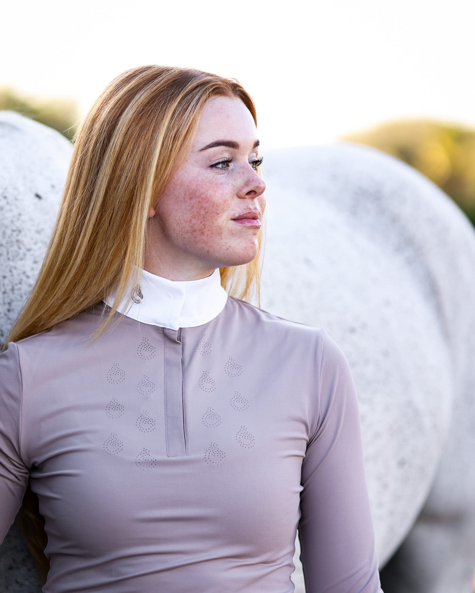 Bella Show Shirt | Mauve Show Shirts CriniereLife 