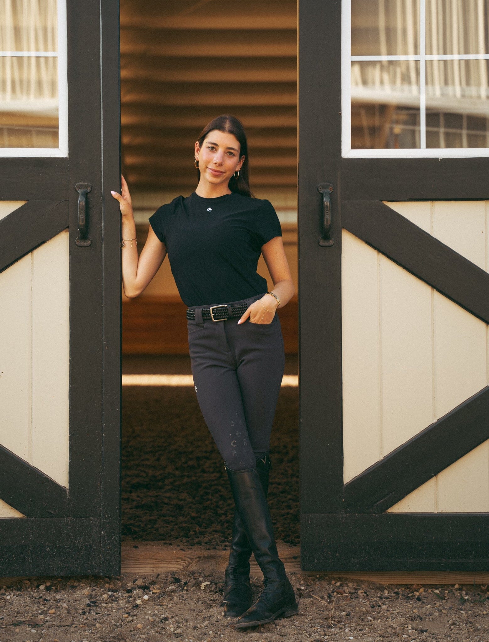 Brianne Lightweight Breeches | Graphite Grey CriniereLife 