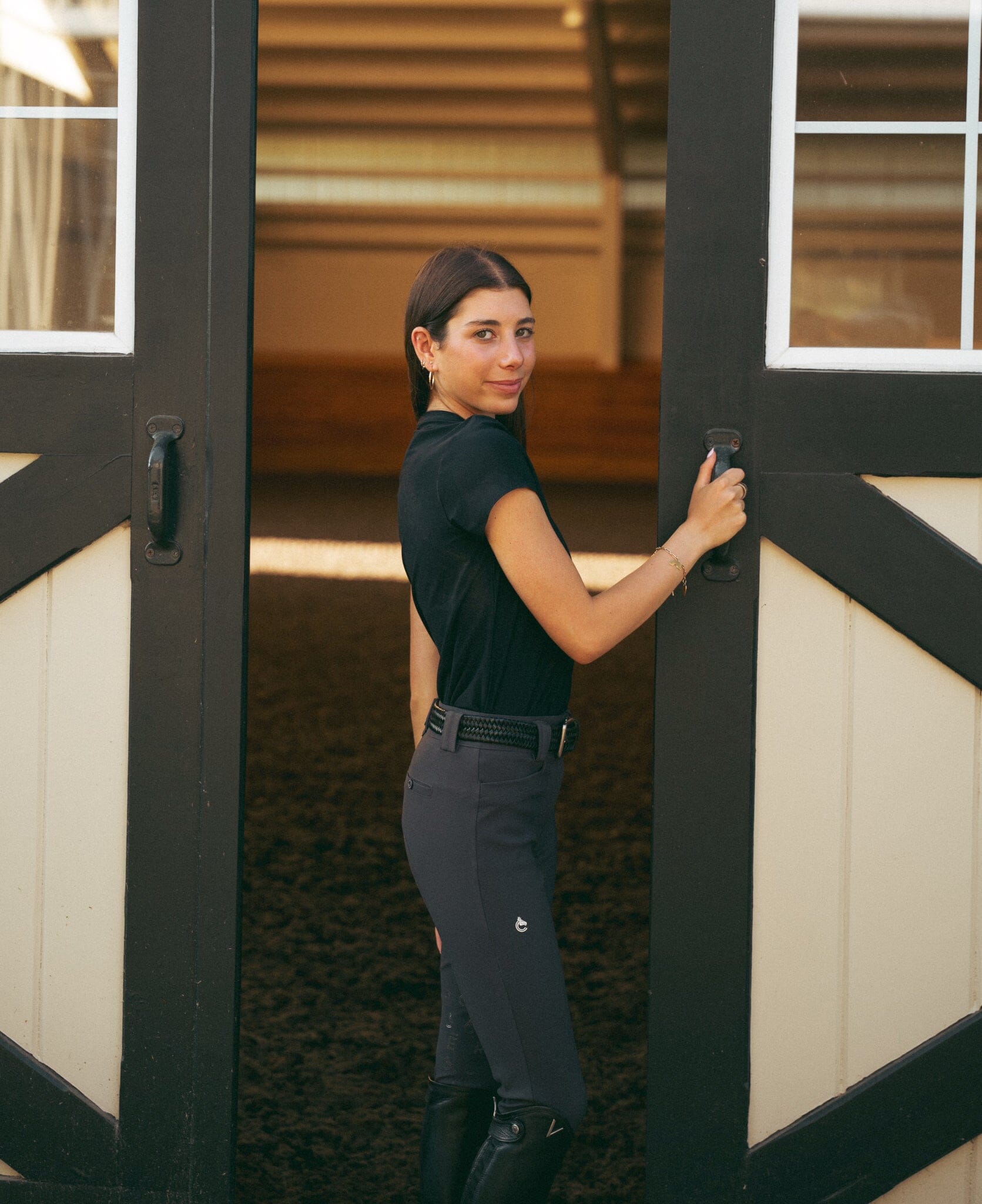 Brianne Lightweight Breeches | Graphite Grey CriniereLife 