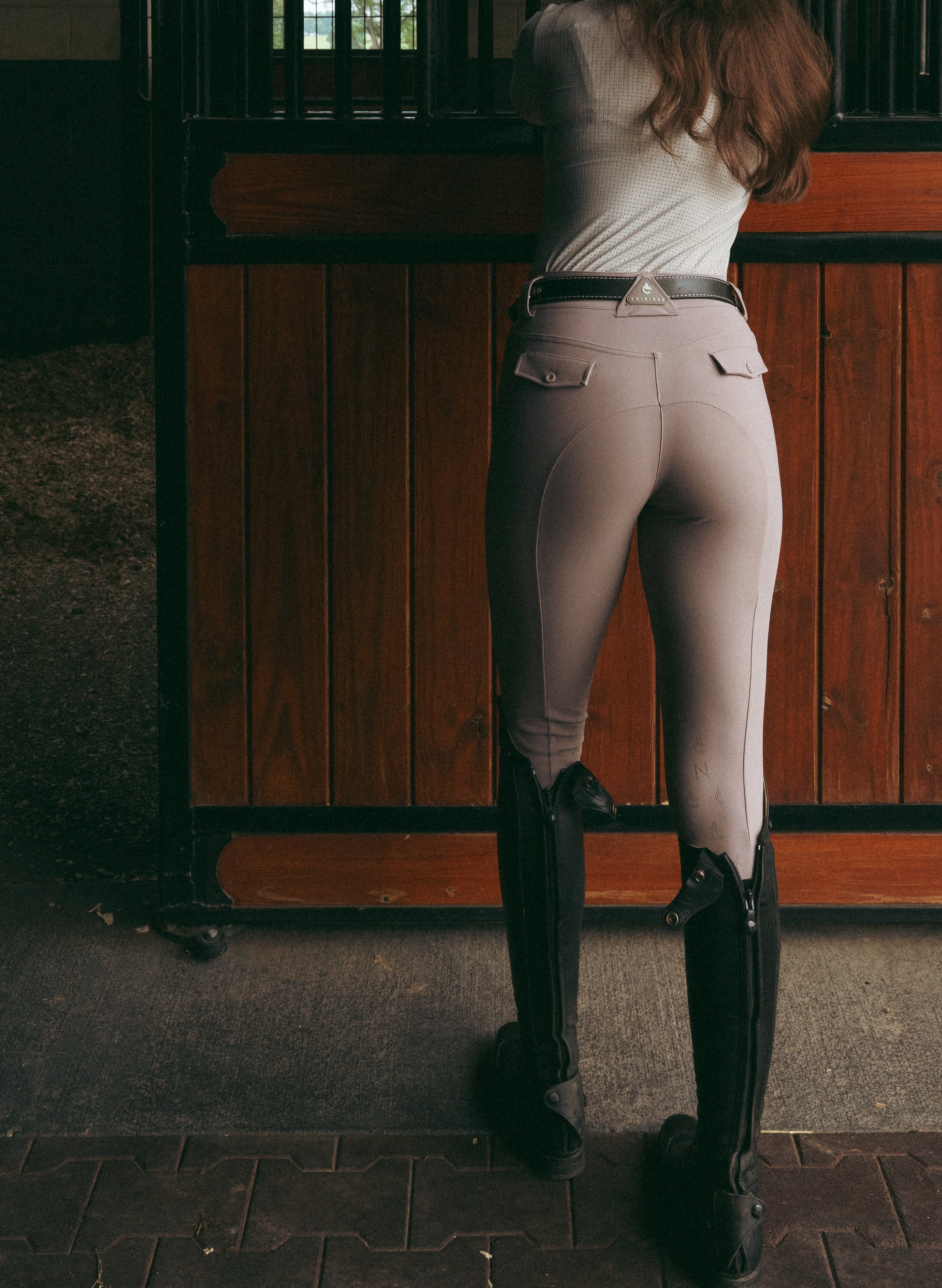 Brianne Lightweight Breeches | Taupe Riding Breeches C R I N I Ē R E 