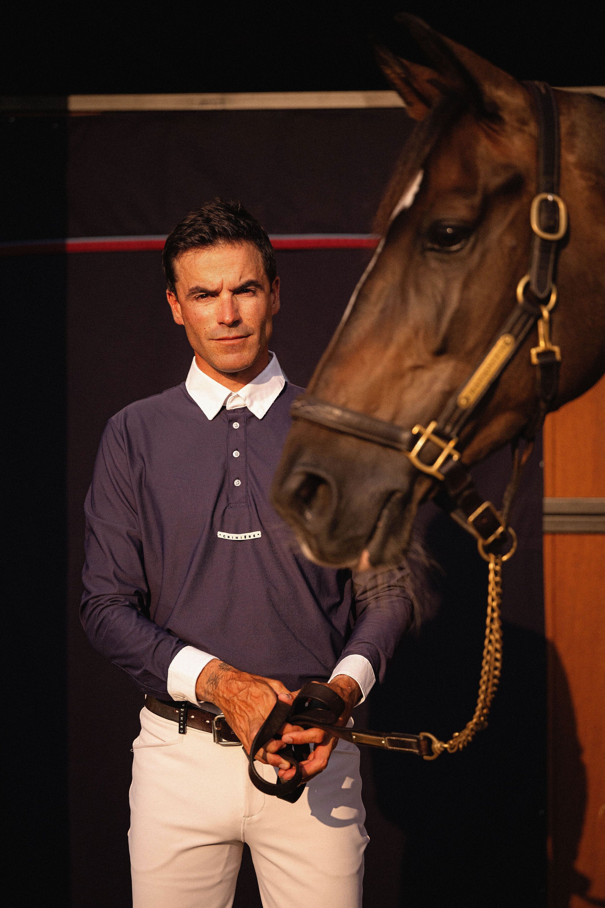Charles Mens Show Shirt | Navy CriniereLife 