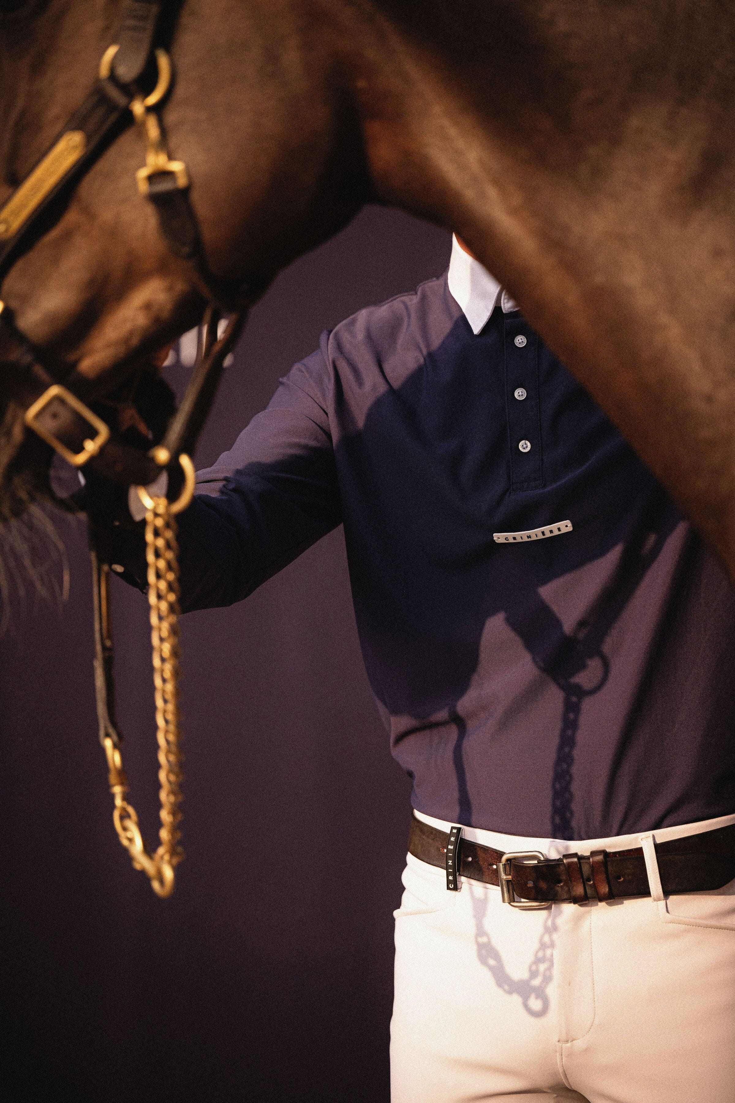 Charles Mens Show Shirt | Navy CriniereLife 