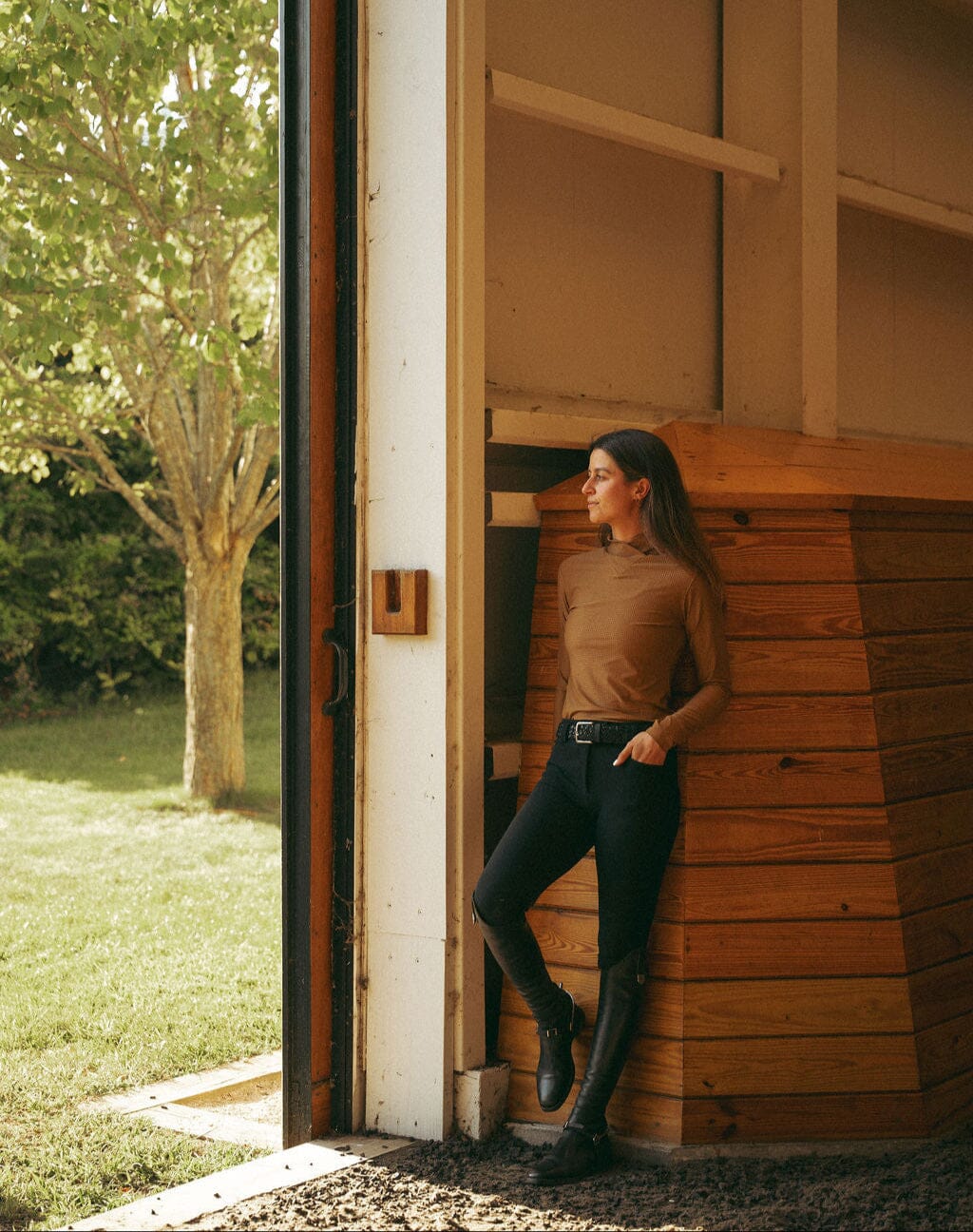 Chloe Lightweight Breeches | Black Riding Breeches C R I N I Ē R E 
