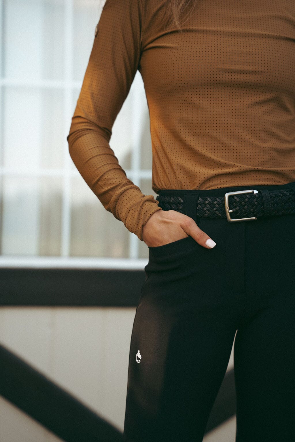 Chloe Lightweight Breeches | Black Riding Breeches C R I N I Ē R E 