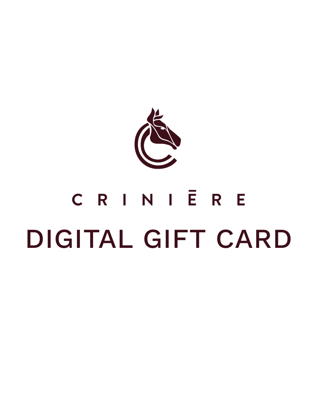 CRINIĒRE GIFT CARD (DIGITAL) CriniereLife 