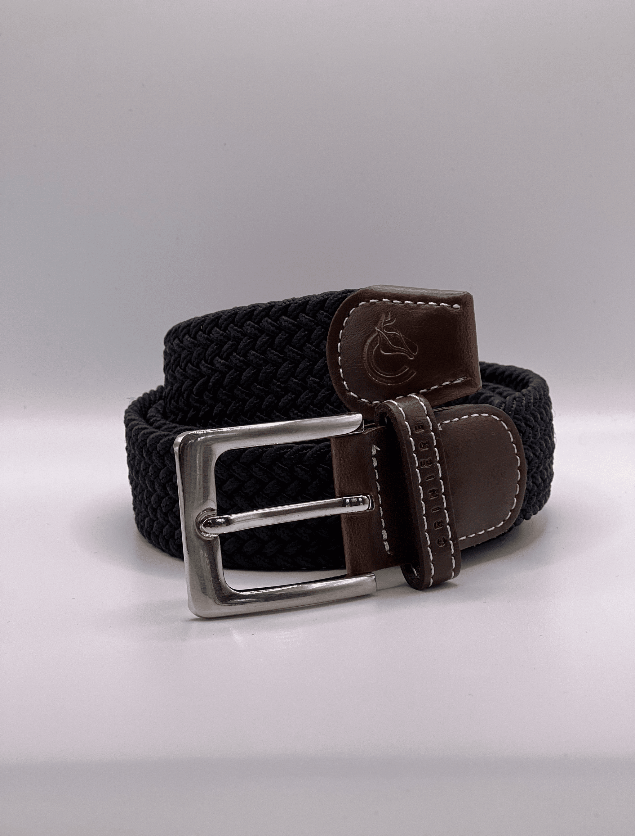 Elastic Braided Belts Accessories C R I N I Ē R E S (95) Navy Unisex