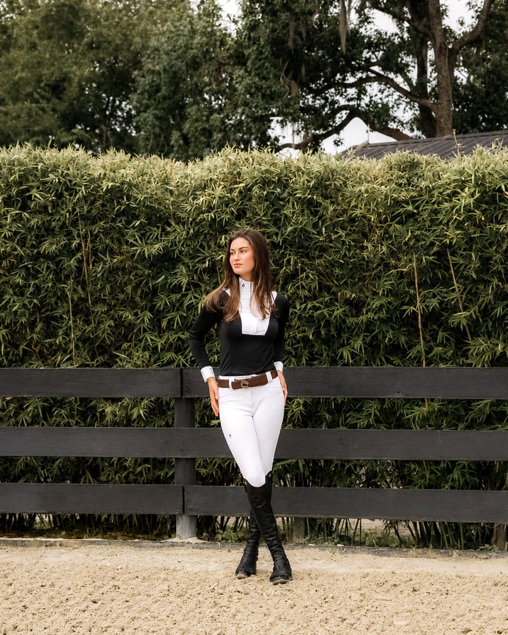 Helen Show Shirt | Snow White | Black | Graphite | Beige CriniereLife 