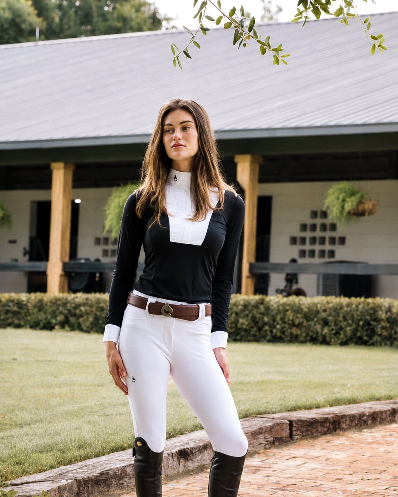Helen Show Shirt | Snow White | Black | Graphite | Beige CriniereLife 