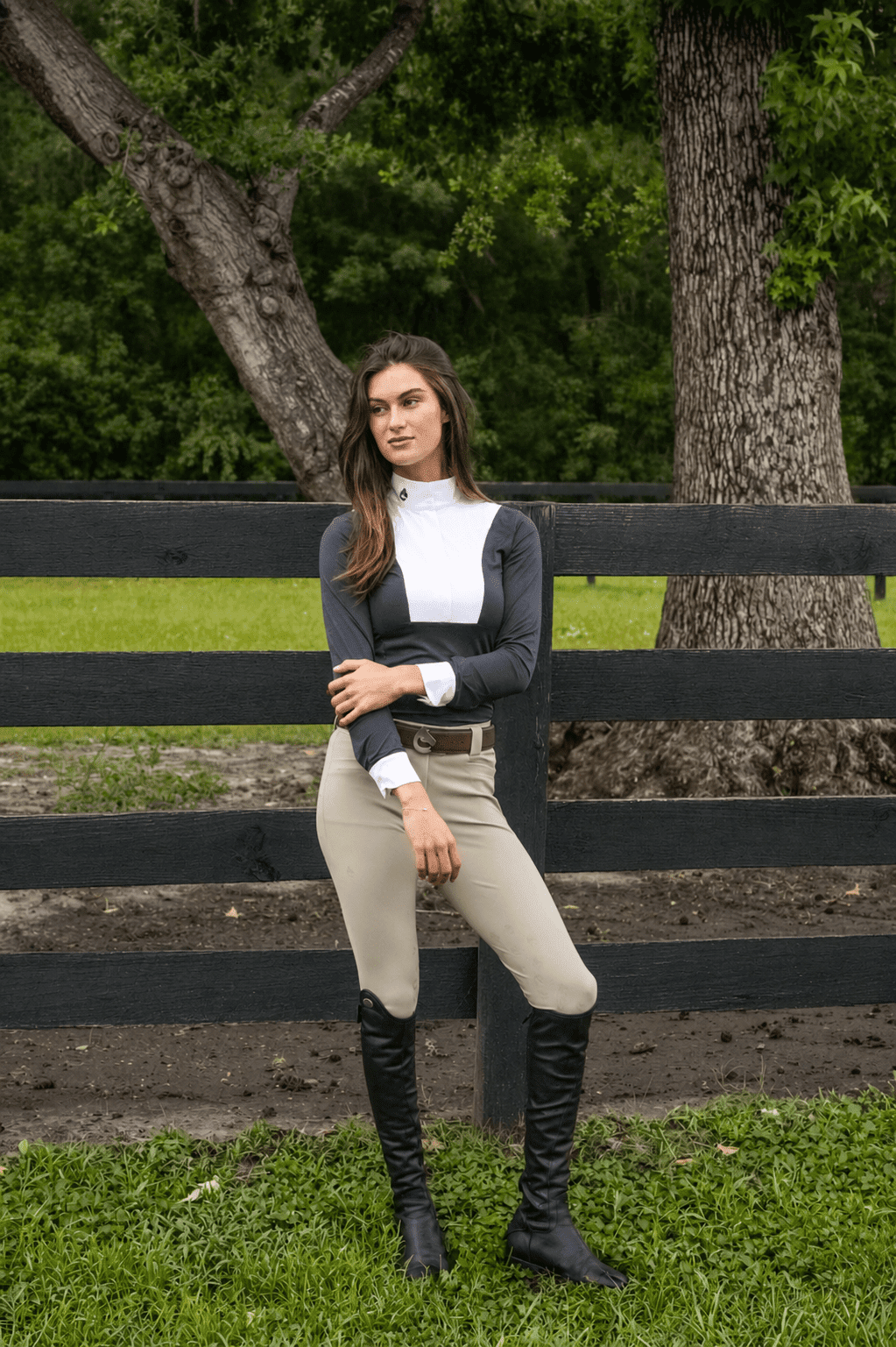 Helen Show Shirt | Snow White | Black | Graphite | Beige CriniereLife 