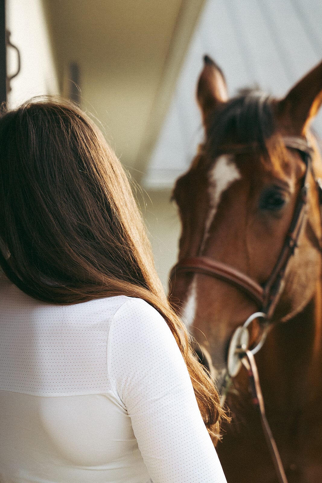 Holly Show Shirt LS | White CriniereLife 