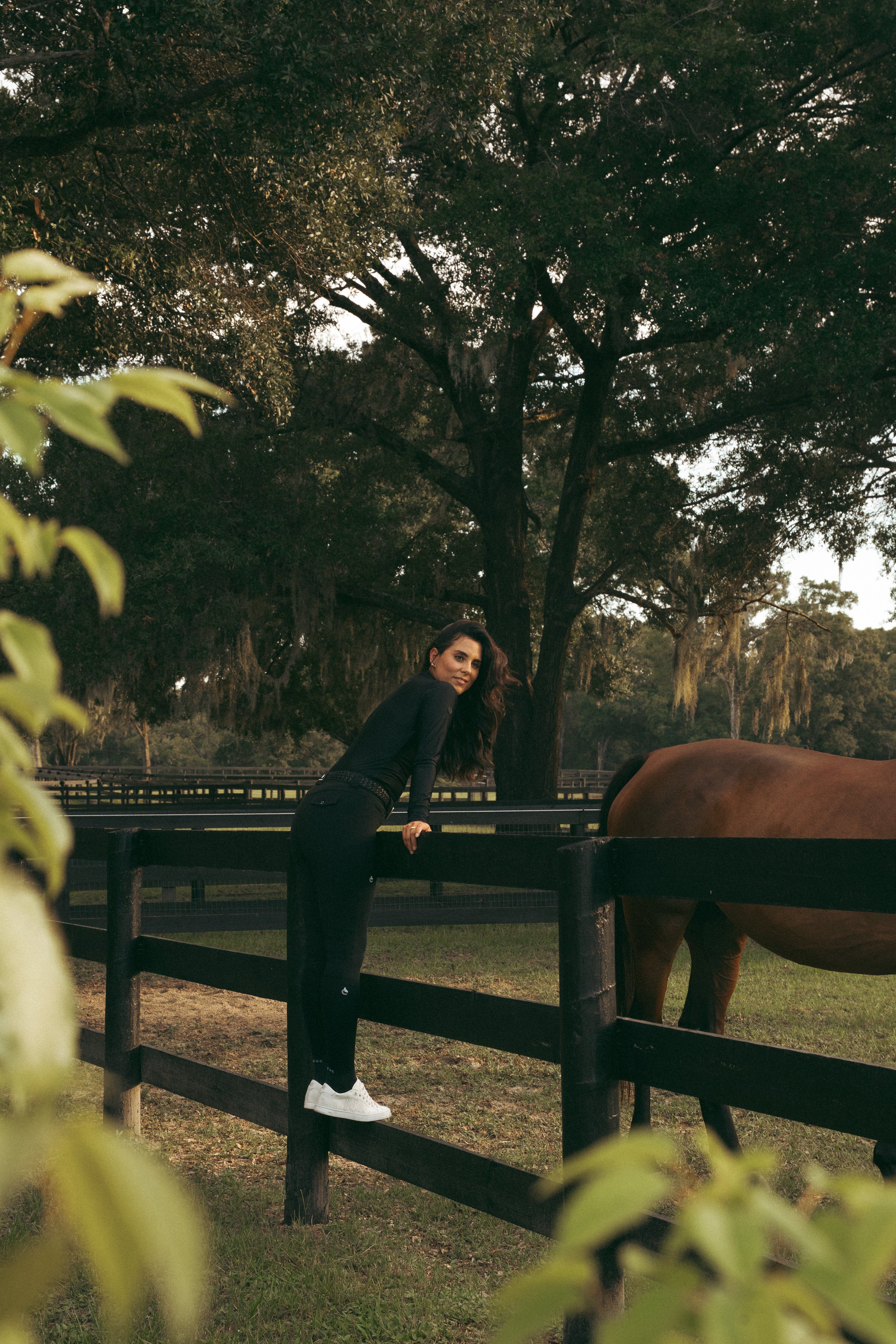 Juliette High Compression Breeches | Black Riding Breeches C R I N I Ē R E 