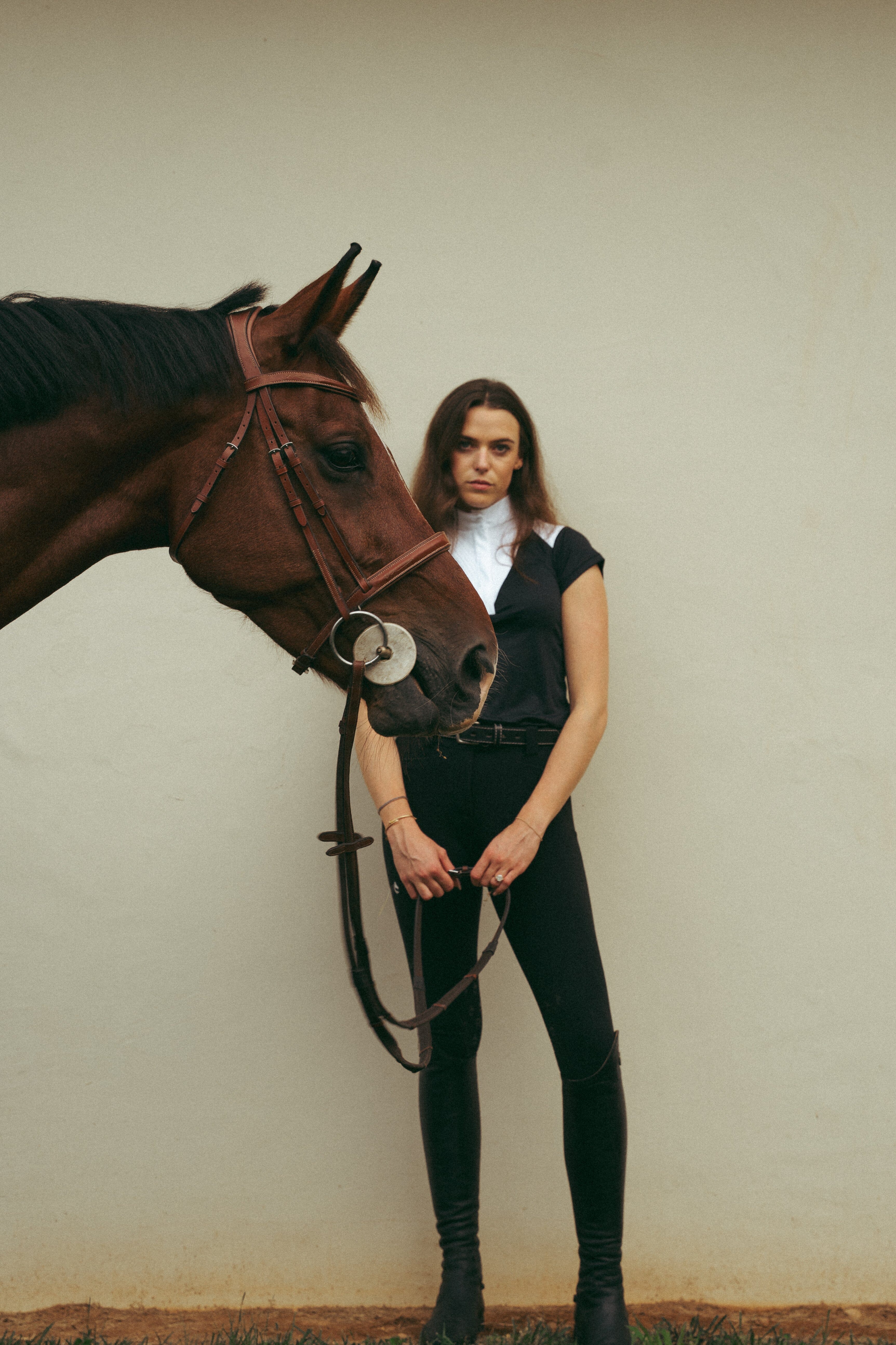 Juliette High Compression Breeches | Black Riding Breeches C R I N I Ē R E 