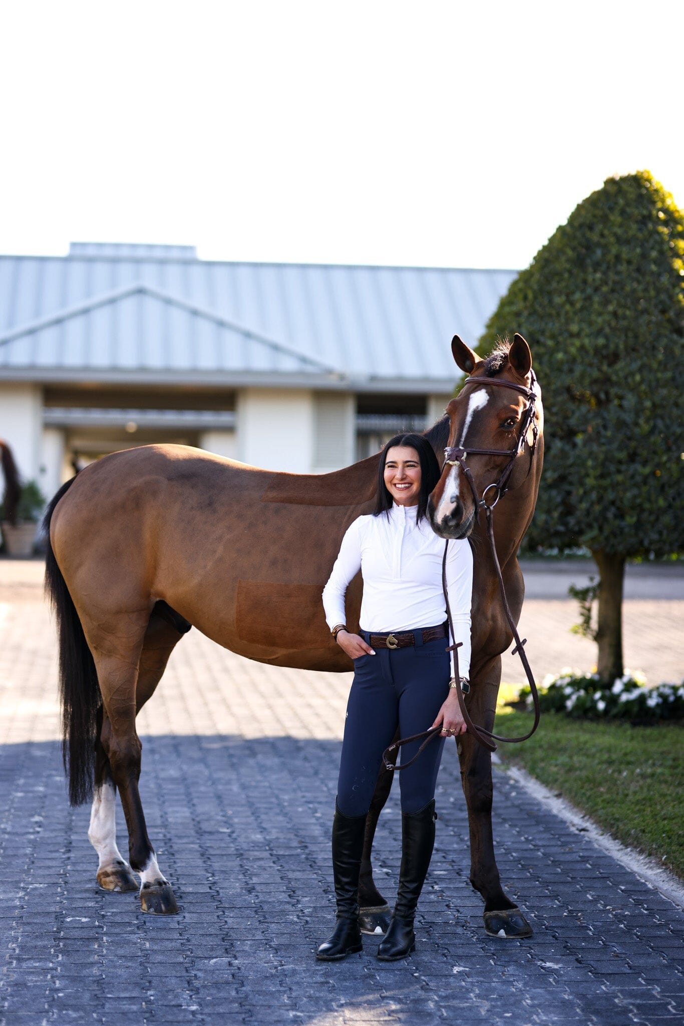 Juliette High Compression Breeches | Black | Steel Blue Riding Breeches CriniereLife 