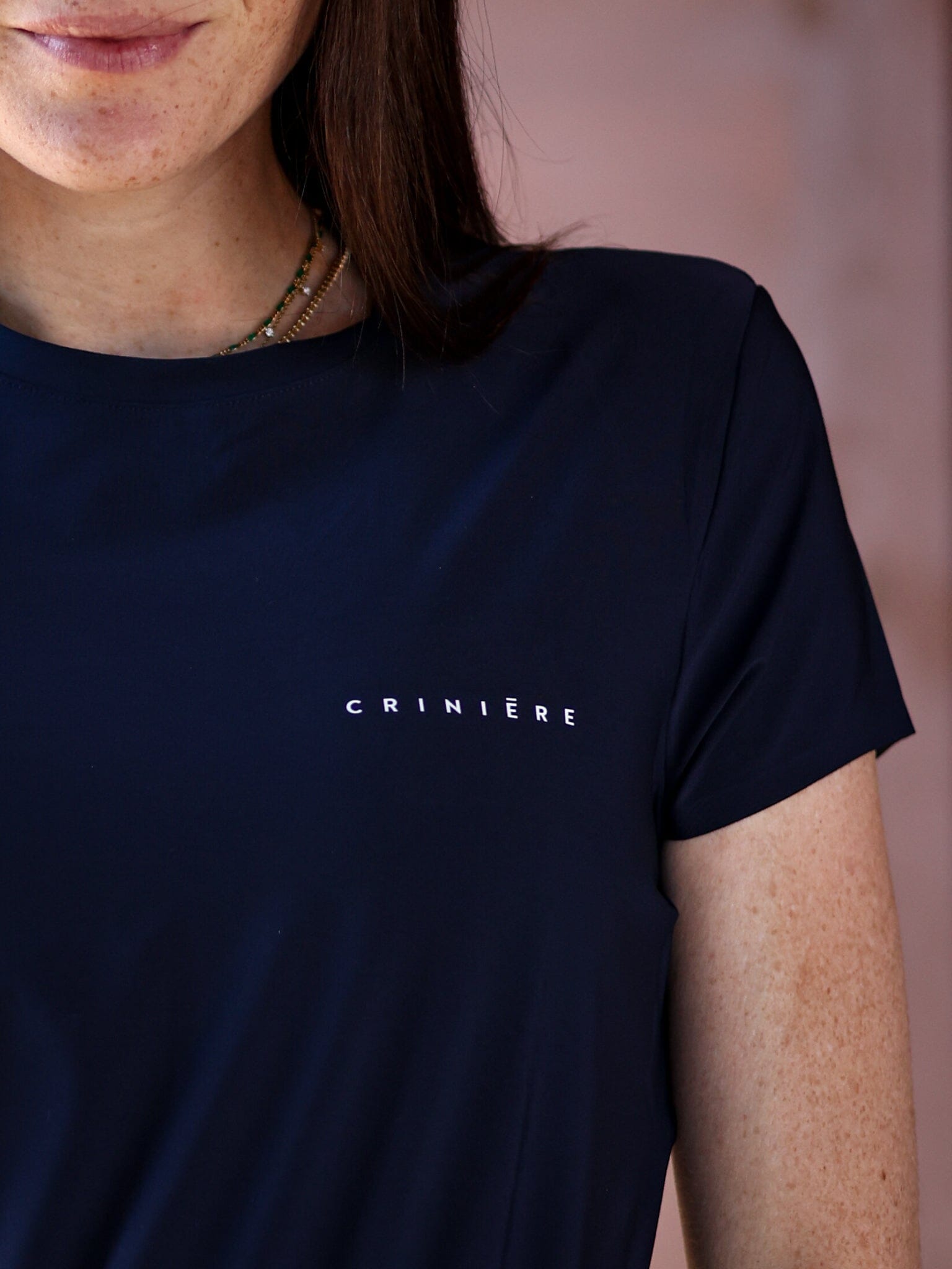 Tara T-Shirt | Navy Technical Riding T-Shirt CriniereLife 